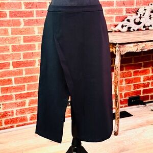 White House Black Market Black Midi Skirt